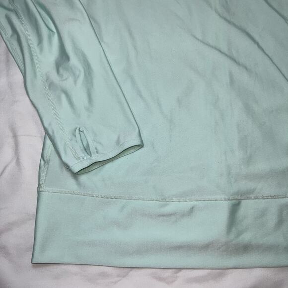 TESLA Jacket Women Size XL Green Running Hooded Thumb Holes Full Zip Lightweight - Picture 12 of 16